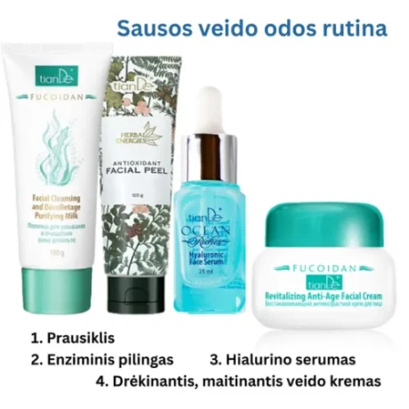 sausos veido odos rutina